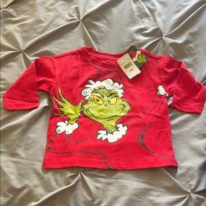 Dr. Seuss Red Grinch Long Sleeve Tee for Kids